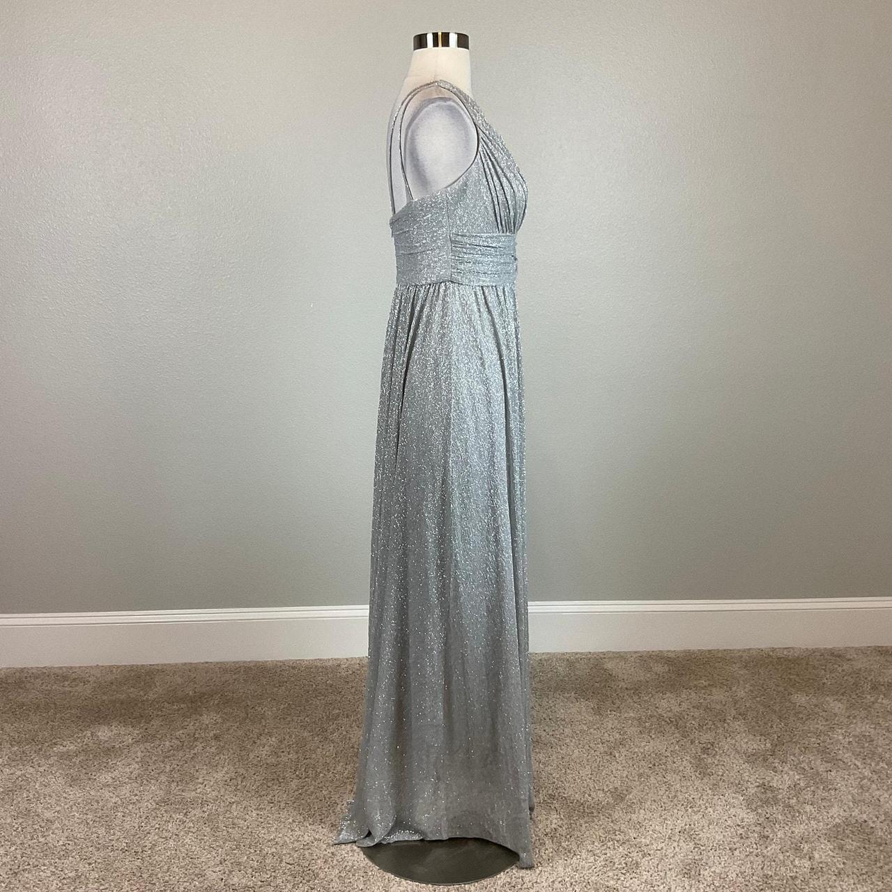 Eliza J Metallic Evening Gown Size 4 Color. Depop