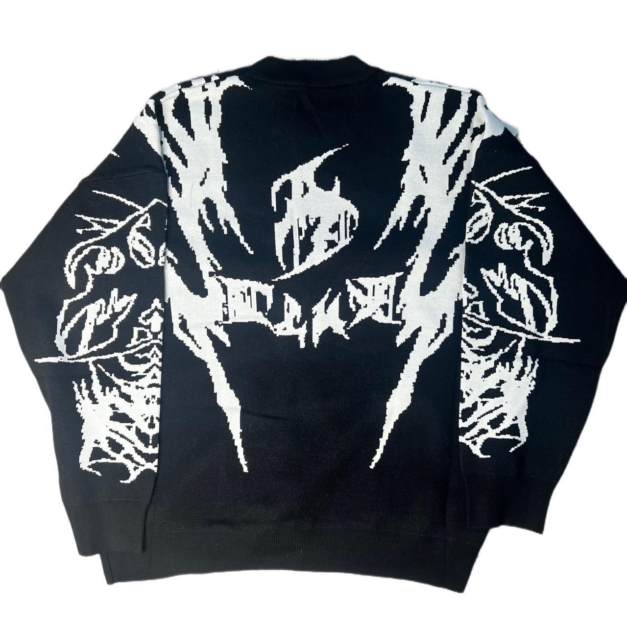 grim reaper cyber sigil sweater *price is firm* size... - Depop