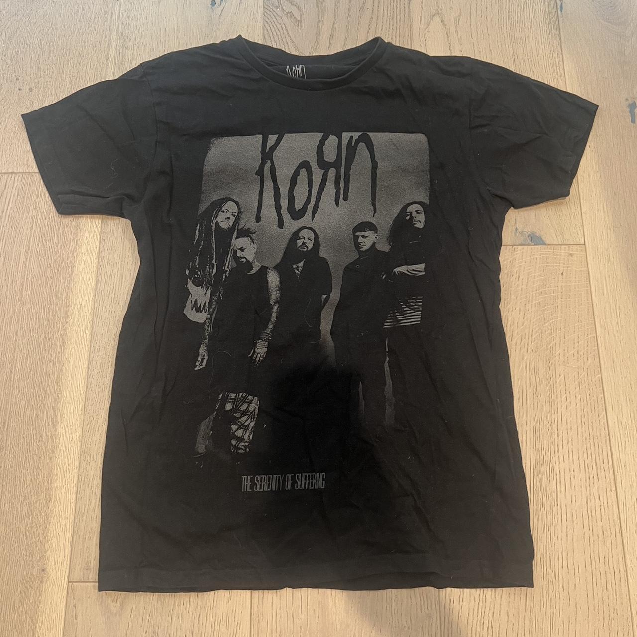 Korn band t shirt. Excellent condition. Fits a snug... - Depop