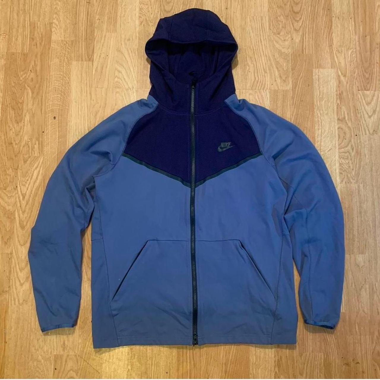 diffused blue hoodie