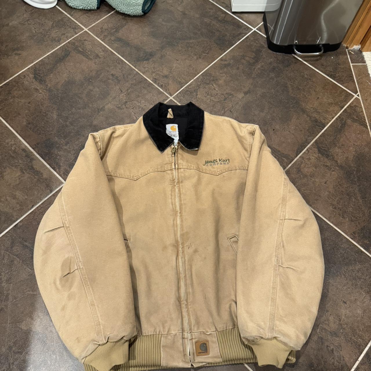 XL Carhartt J14 CML Camel Brown Santa Fe jacket with | Depop