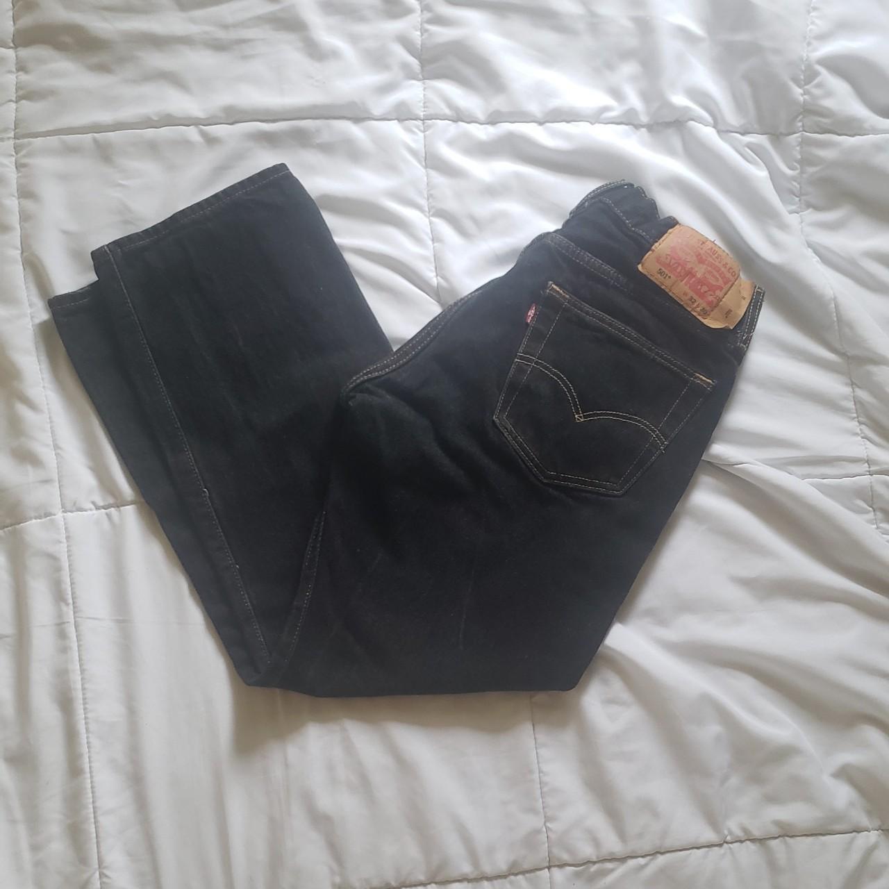 Black washed 501 Baggy jeans 32W 30L #Levis #Baggy... - Depop