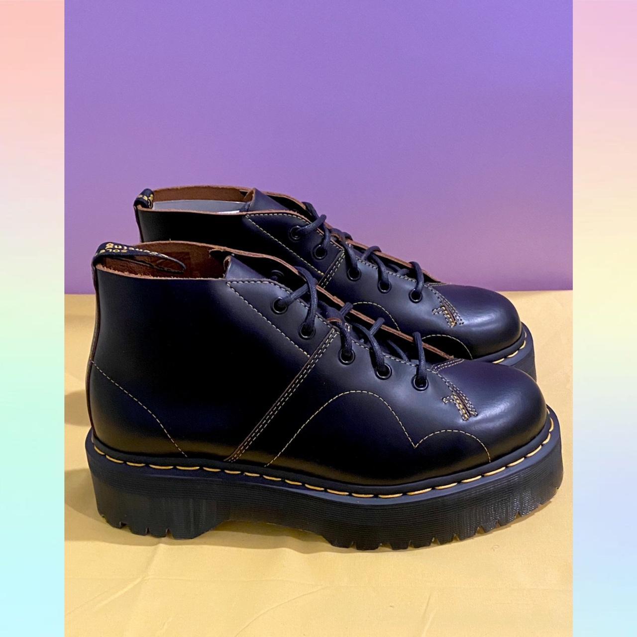 Dr martens discount church quad platform