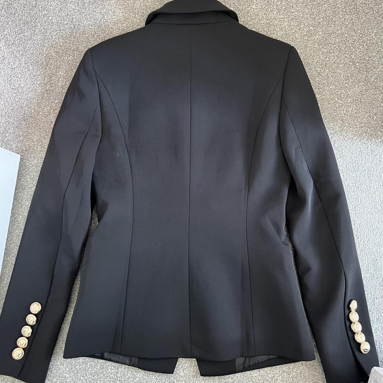 For her boutique London military black blazer with... - Depop