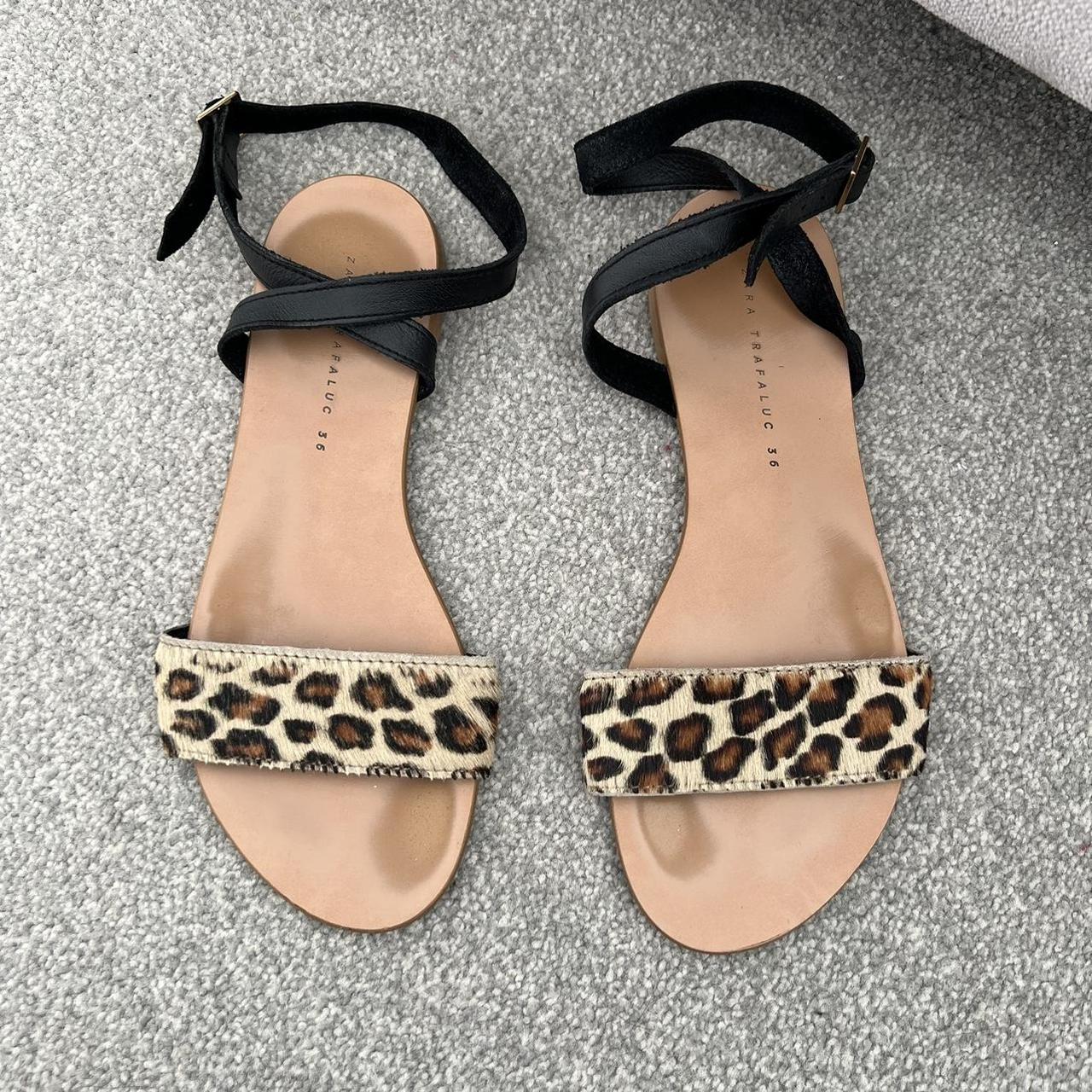 Zara Leopard Print Size Well worn Depop