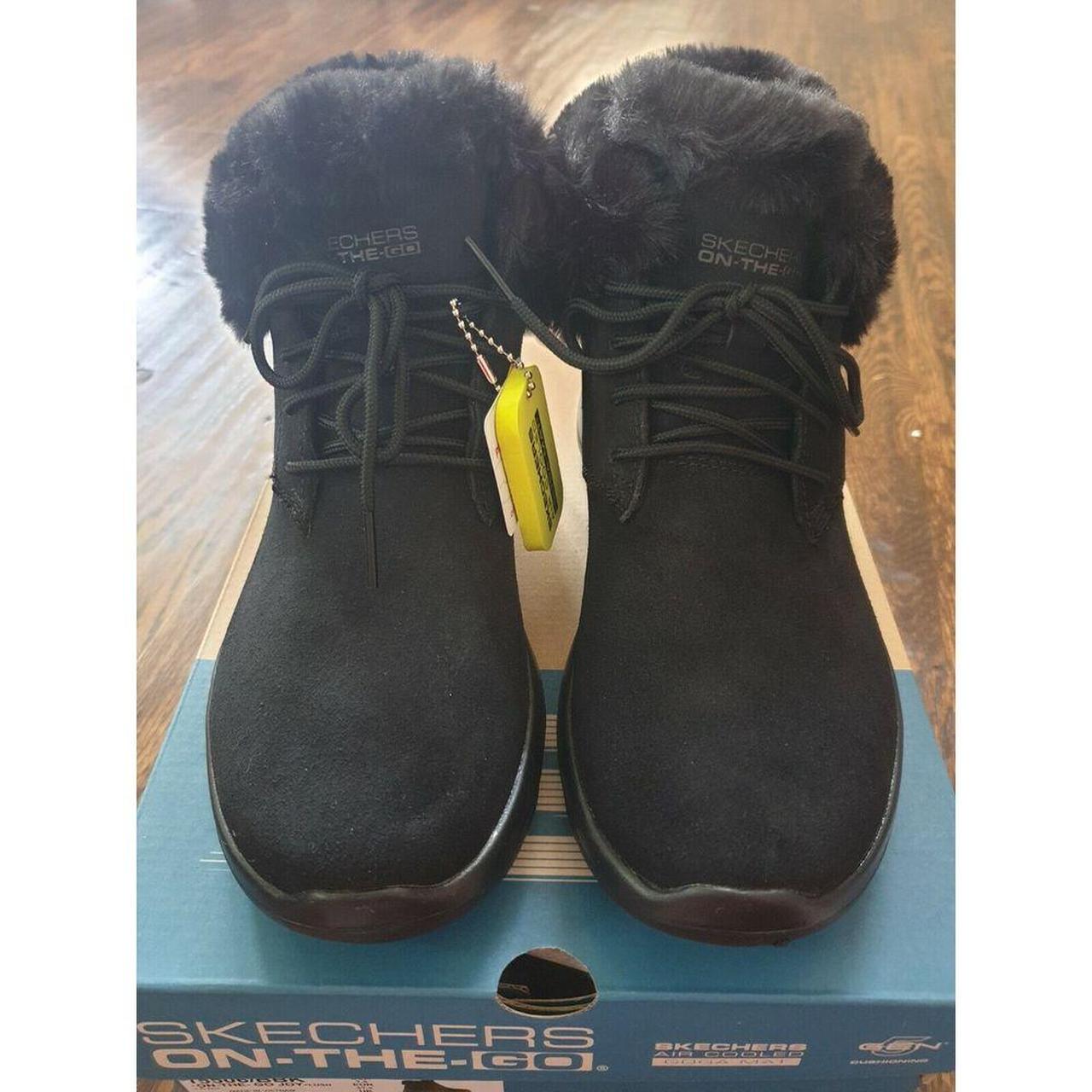 Skechers On the Go Water Resistant Suede Lush Fur. Depop