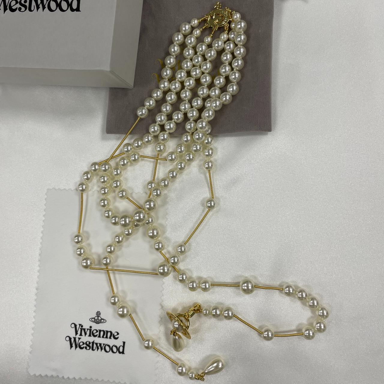 NEW Vivienne Westwood Broken Pearl Necklace In Depop