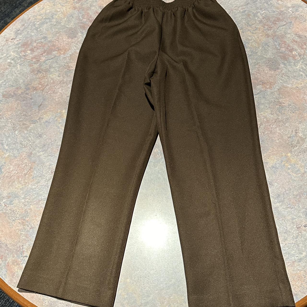alfred dunner brown pants