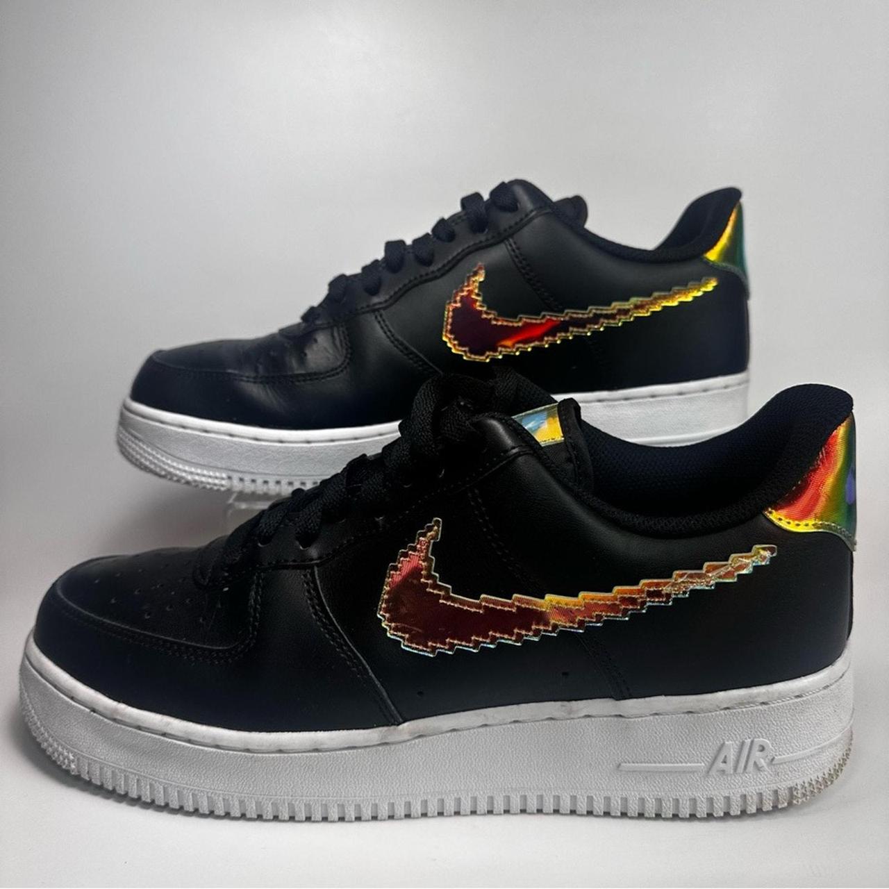 air force 1 iridescent black