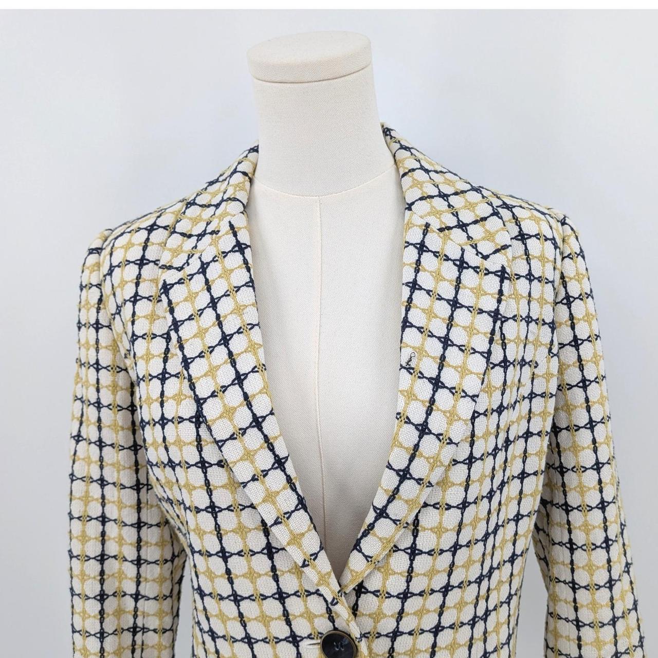 Pendleton Women's Tailored jacket - White/Yellow … - image 5