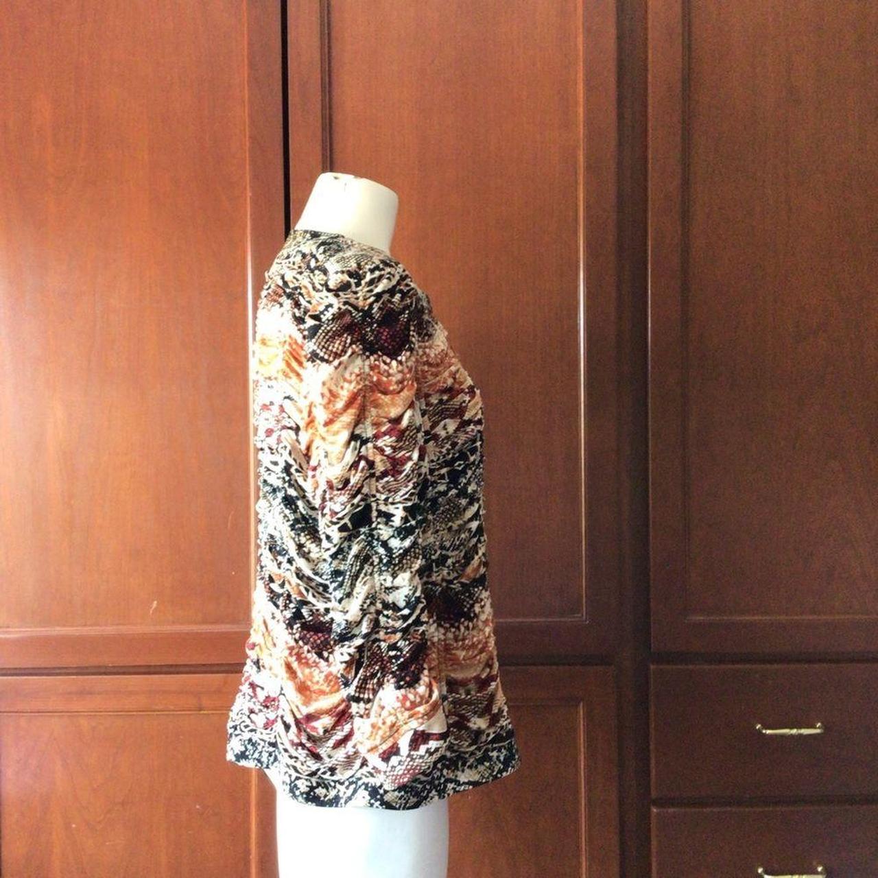 Chico's Women's Polyester Jacket - Orange/Orange … - image 4