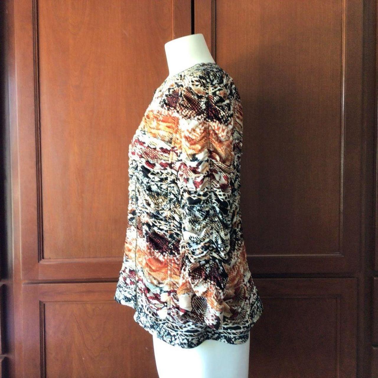 Chico's Women's Polyester Jacket - Orange/Orange … - image 5