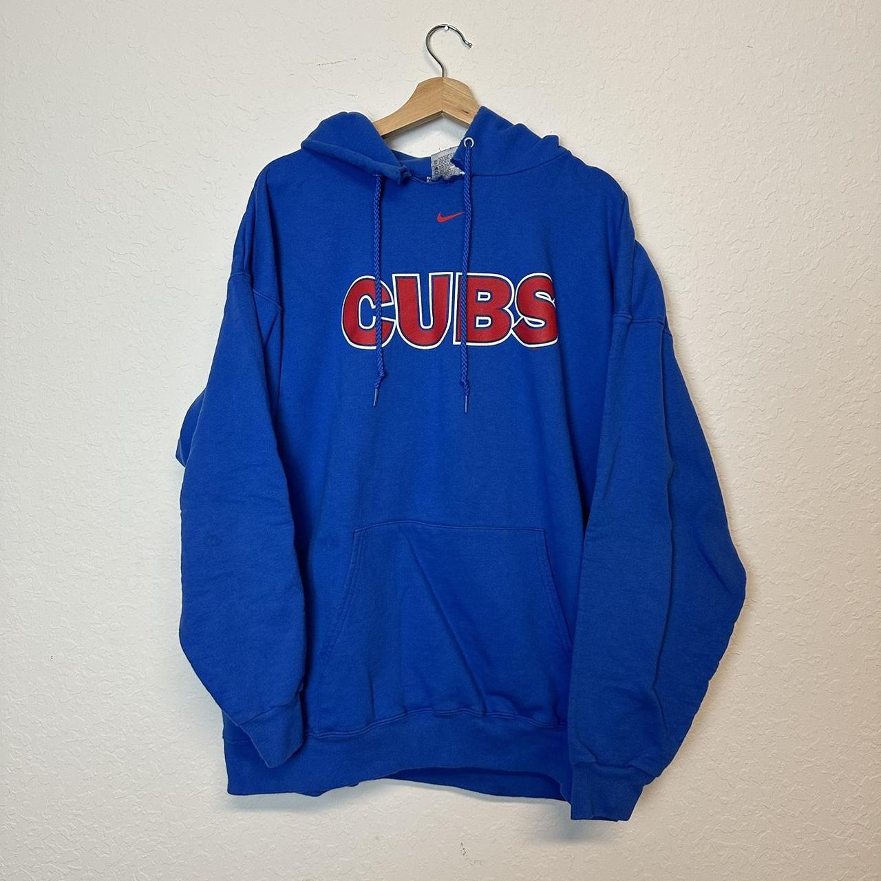 vintage Nike Chicago Cubs hoodie XL - Depop