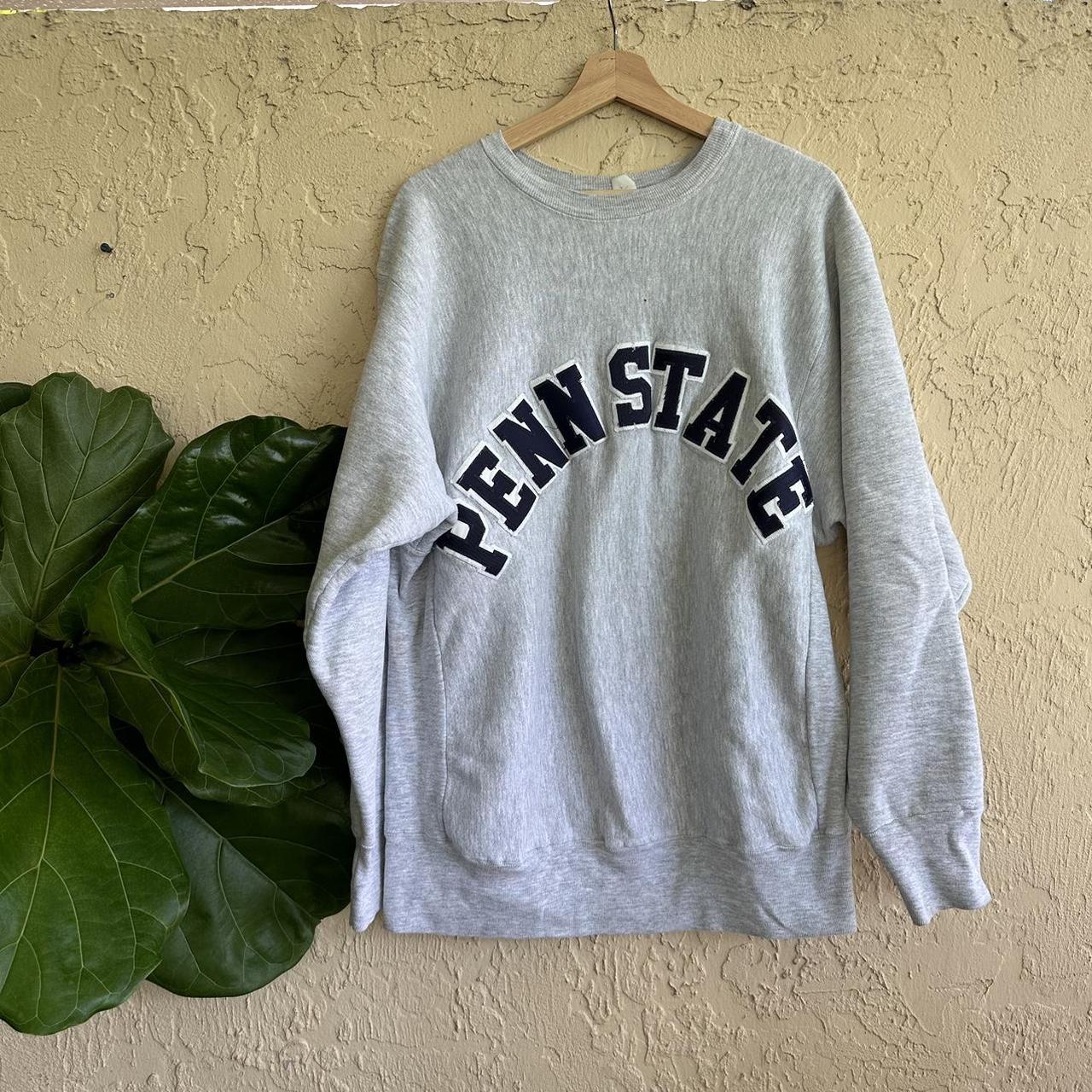 Vintage Penn State reverse weave shirt Made in USA... - Depop