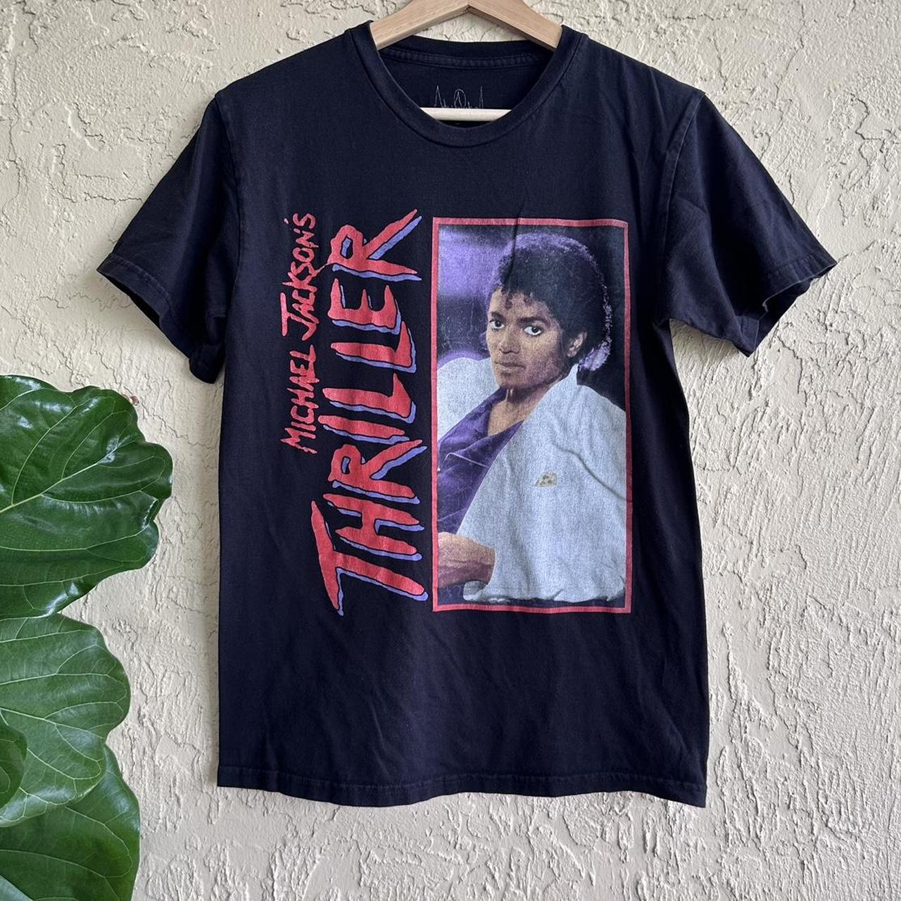 Vintage Michael Jackson Thriller t-shirt. Shirt is - Depop