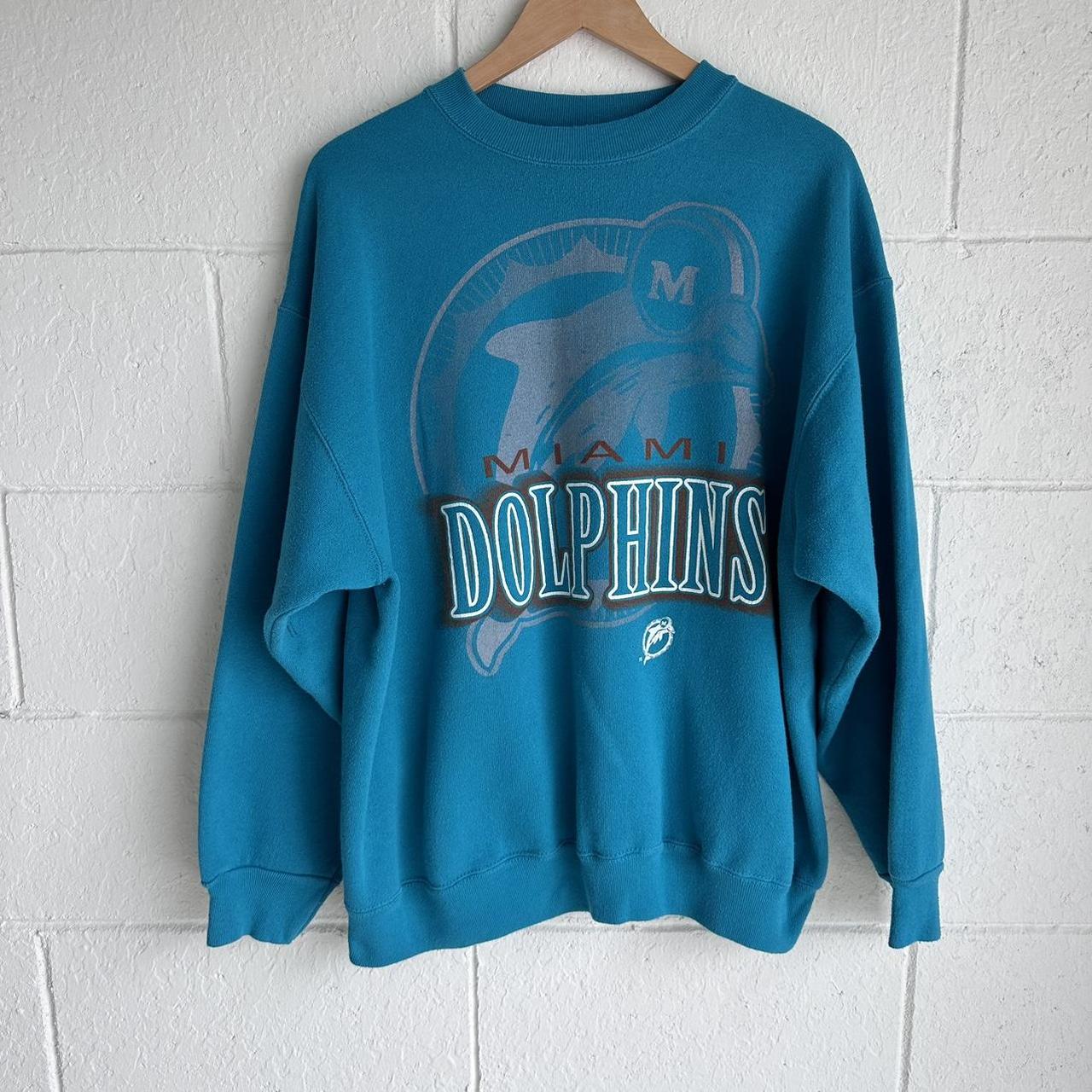 Vintage NFL Miami Dolphins Crew Neck Sweatshirt Urban