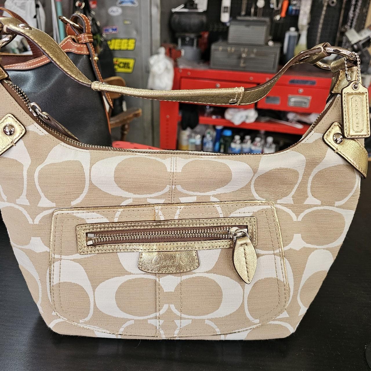 Coach cream shoulder bag online