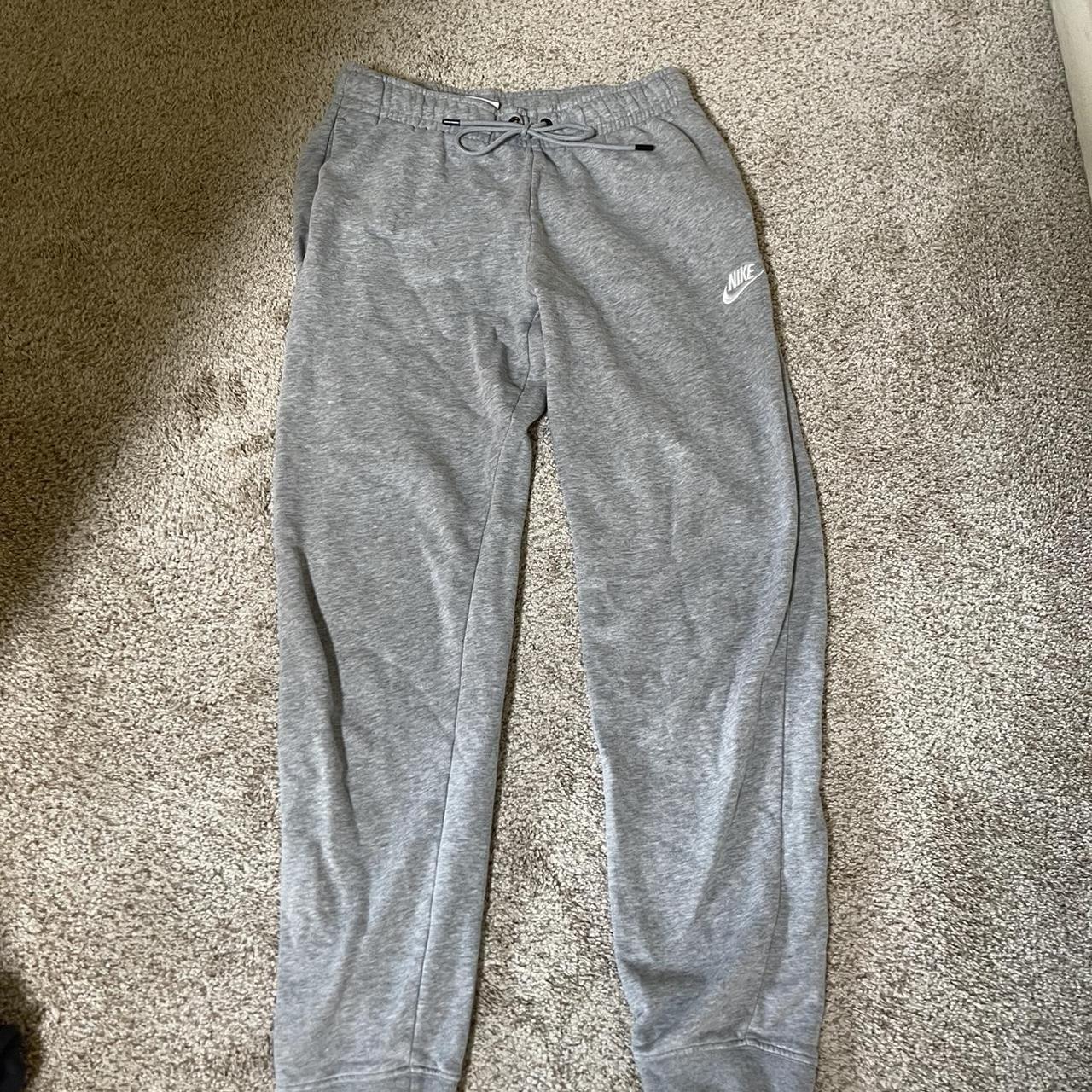 nike slim fit grey sweatpants