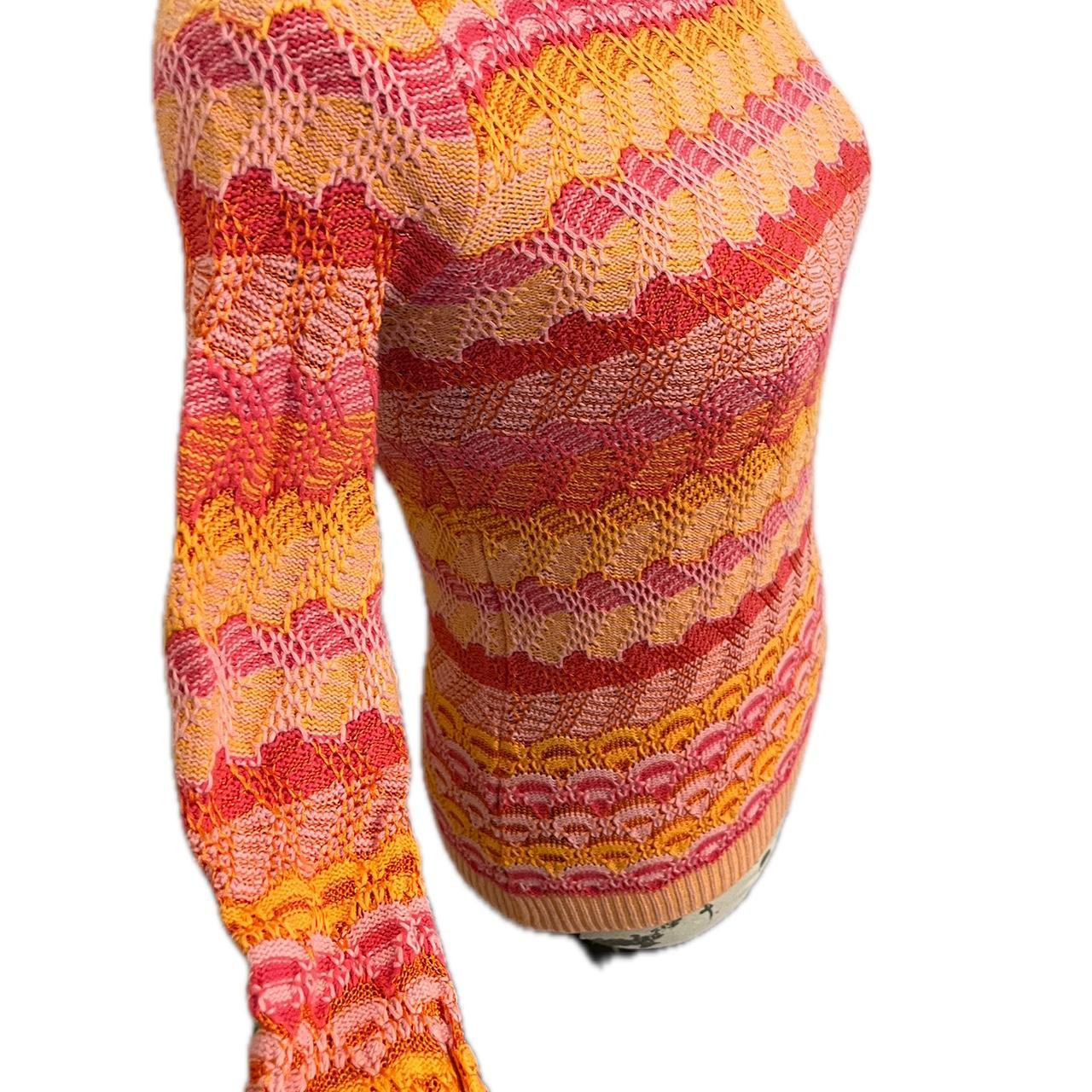 Anthropologie Sparrow colorful orange, pink,