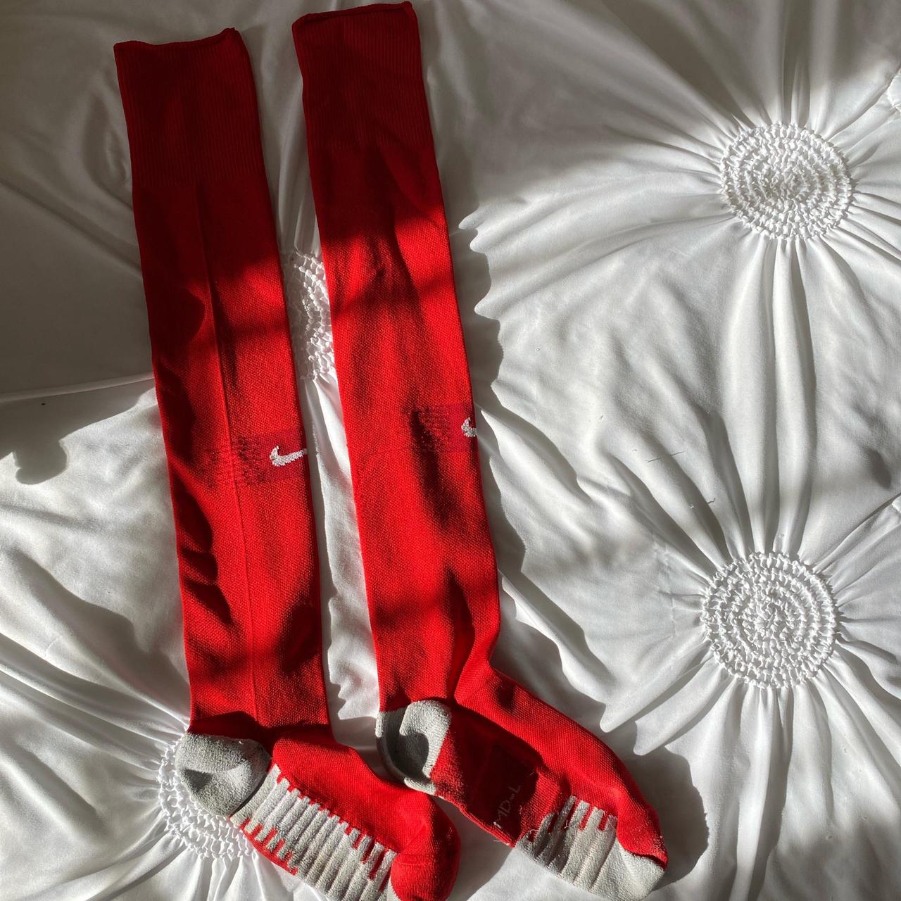 Nike red socks - Depop