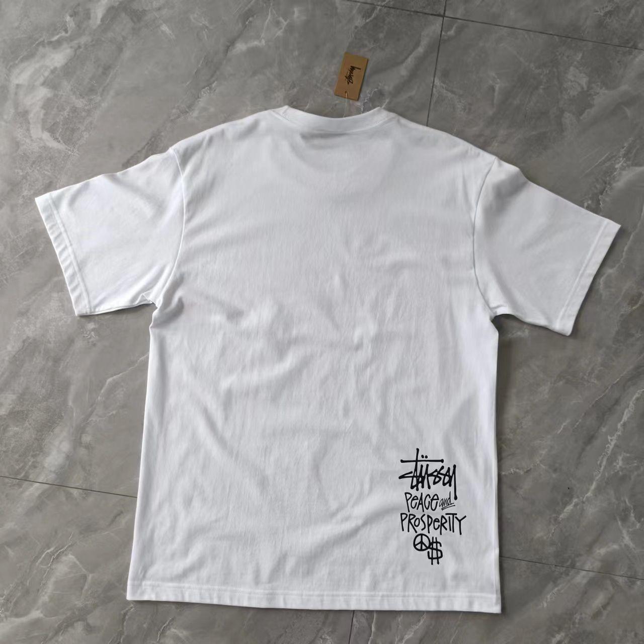 ★関税込★Stussy★Stussy Peace & Prosperity T-Shirt★White STÜSSY PEACE & PROSPERITY 90'S T-SHIRT – Temple of Nostalgia