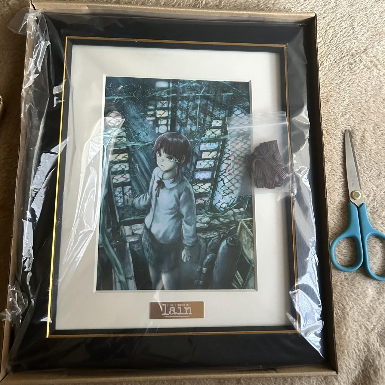 Serial Experiments Lain Art Print Frame 2023... - Depop