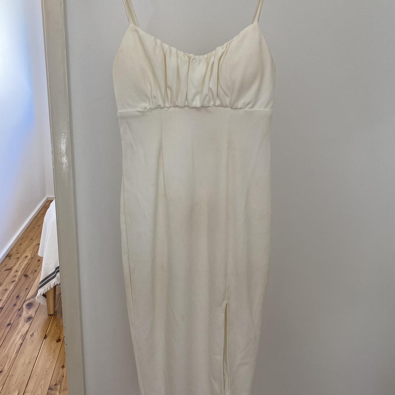 Saints secrets white dress size Has some