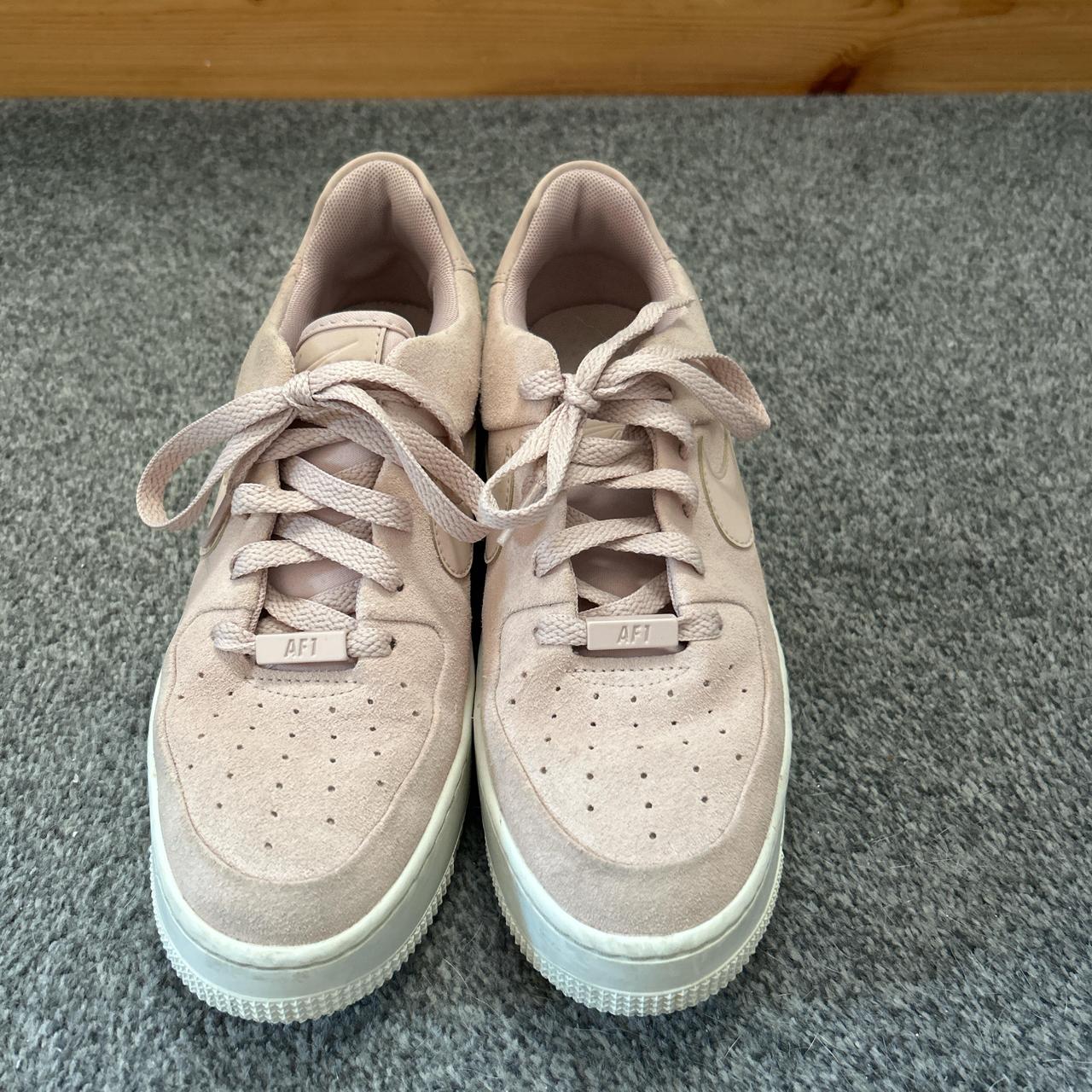 nude colour nike trainers