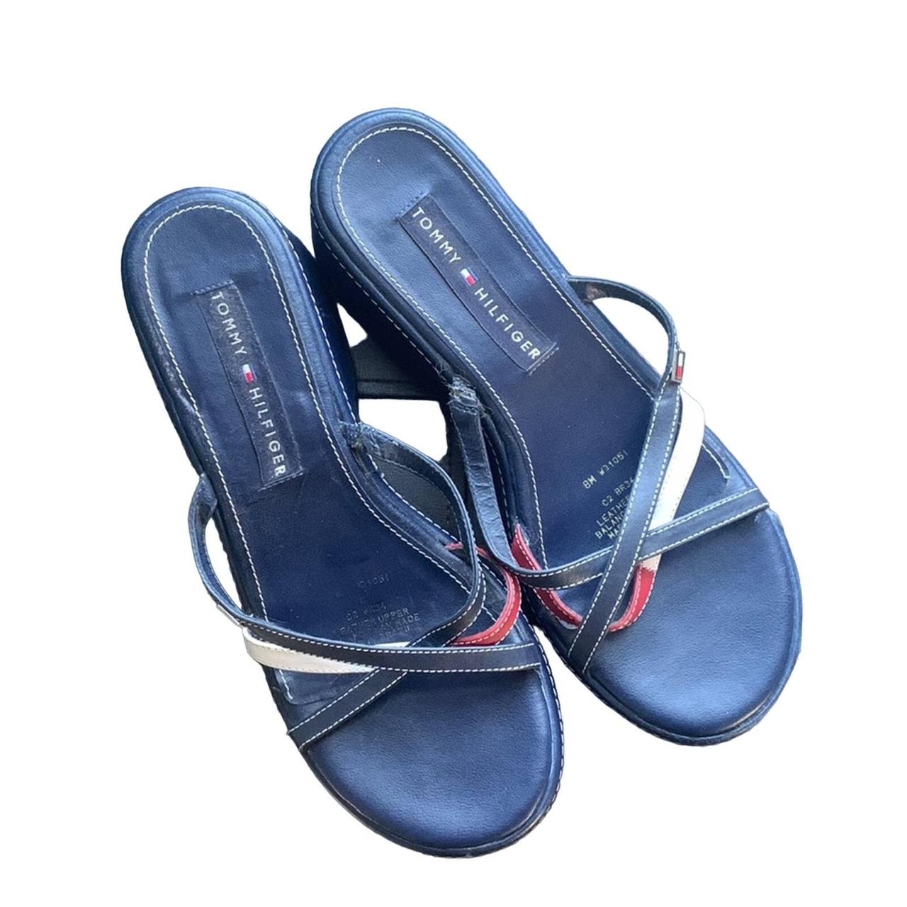 Strappy platform slides by Tommy Made Depop - Main Image