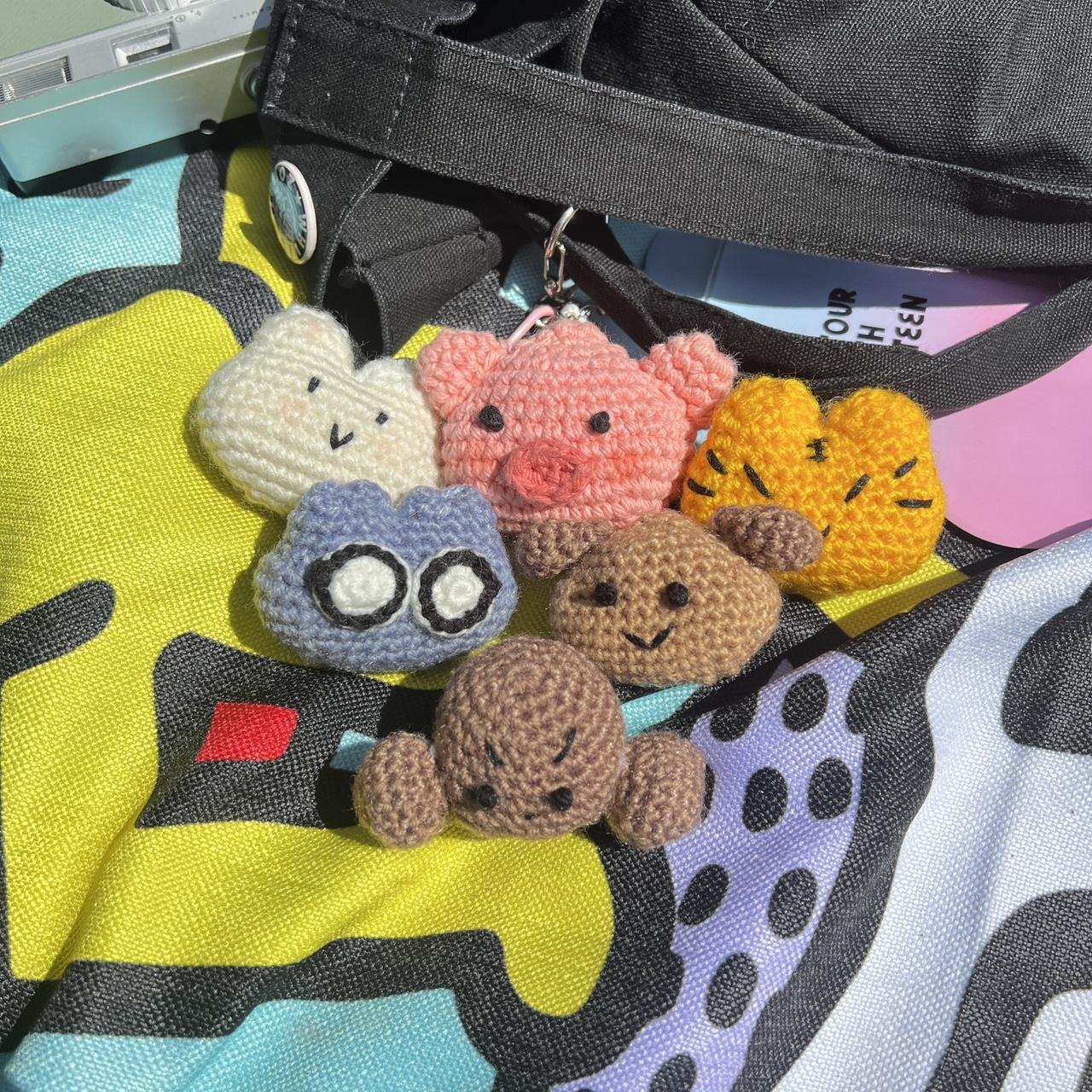 Seventeen handmade crochet key chains $15 each DM to... - Depop