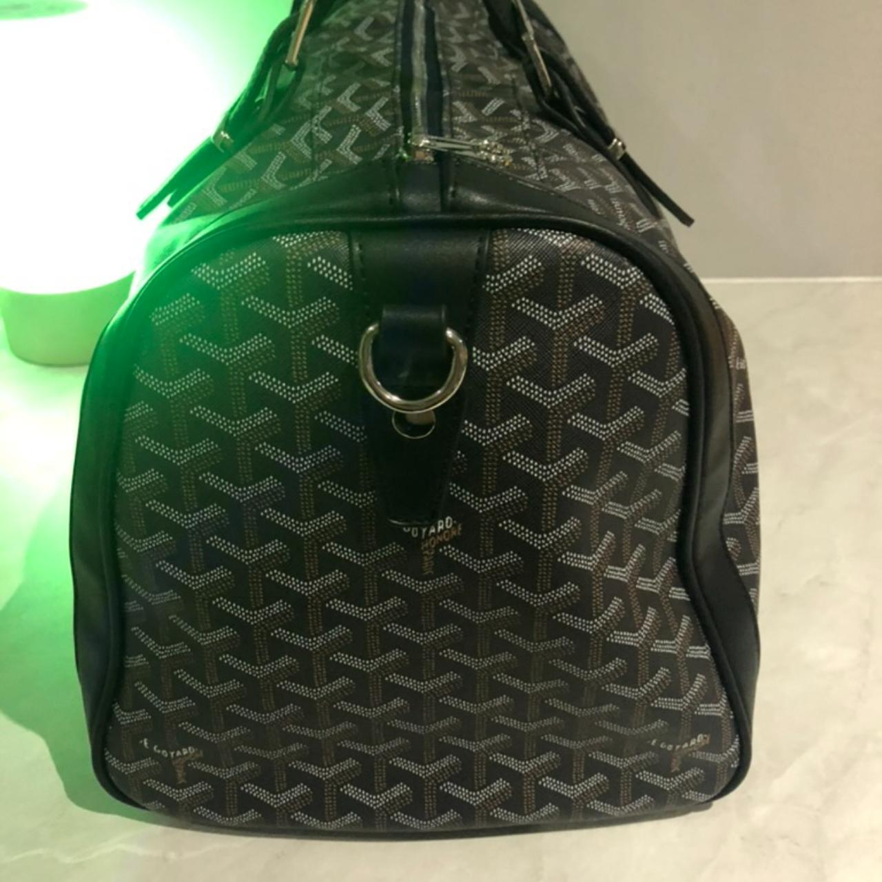 goyard black duffle bag (comes with receipt and... - Depop