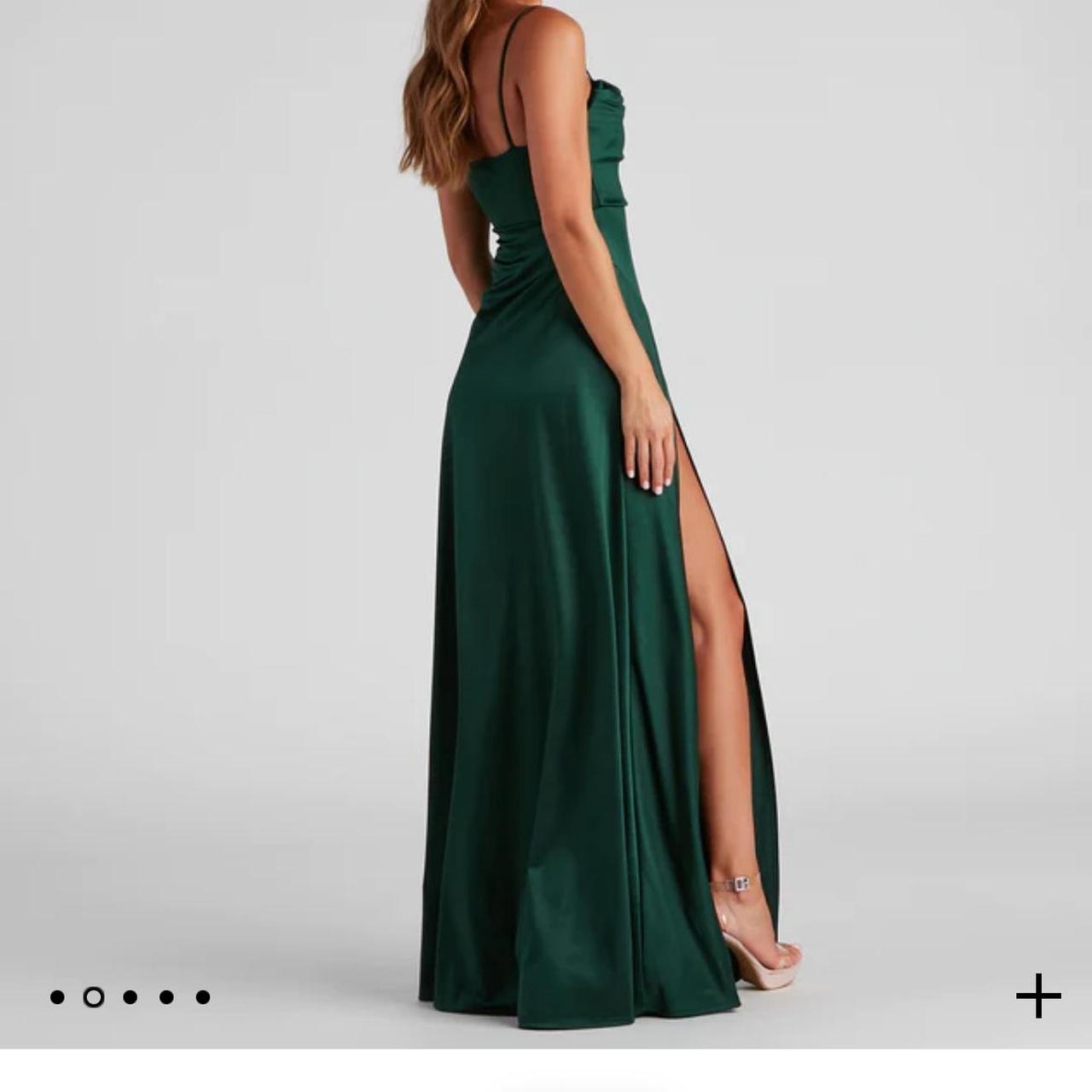 Marissa Formal Satin Cowl Neck Dress from Windsor