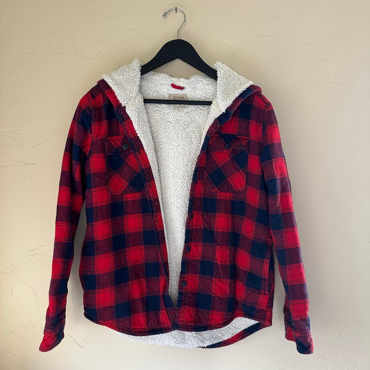 Source Unknown Women's Shacket Jacket - Red/Blue … - image 4