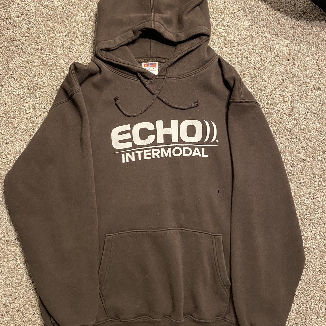 Large men s echo vintage hoodie