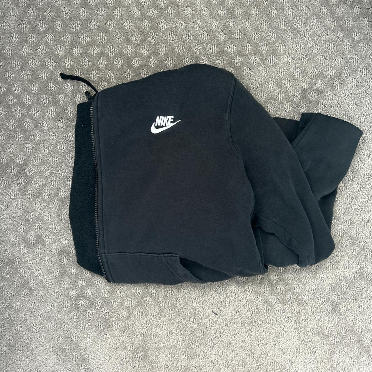 broken nike swoosh hoodie