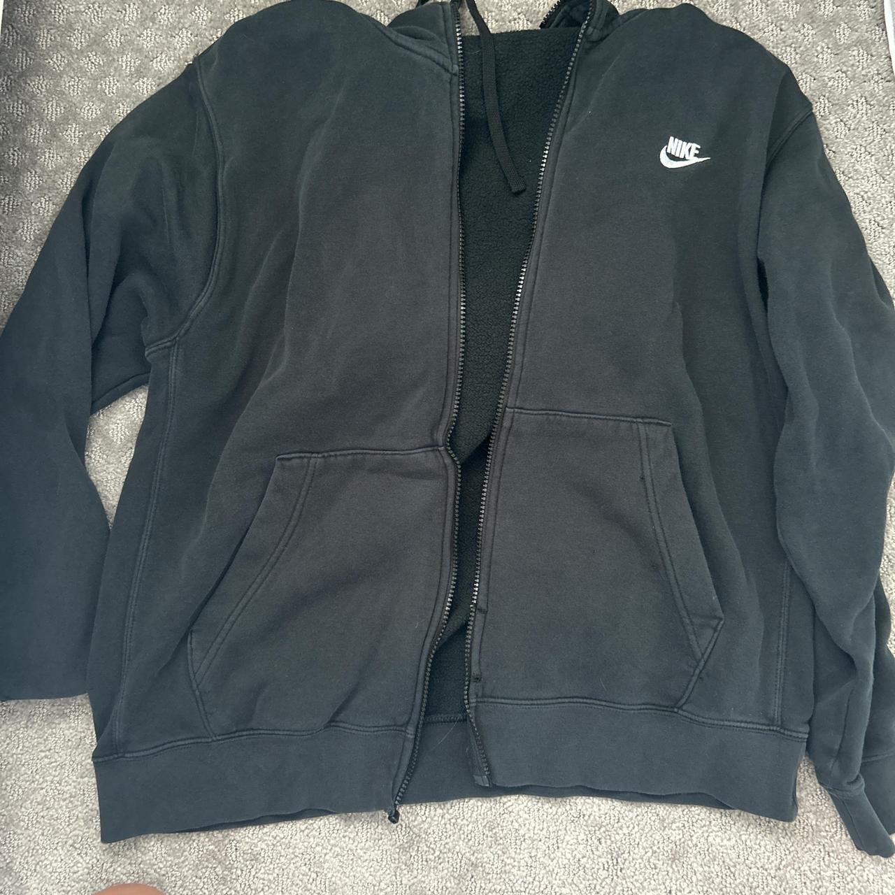 broken nike swoosh hoodie