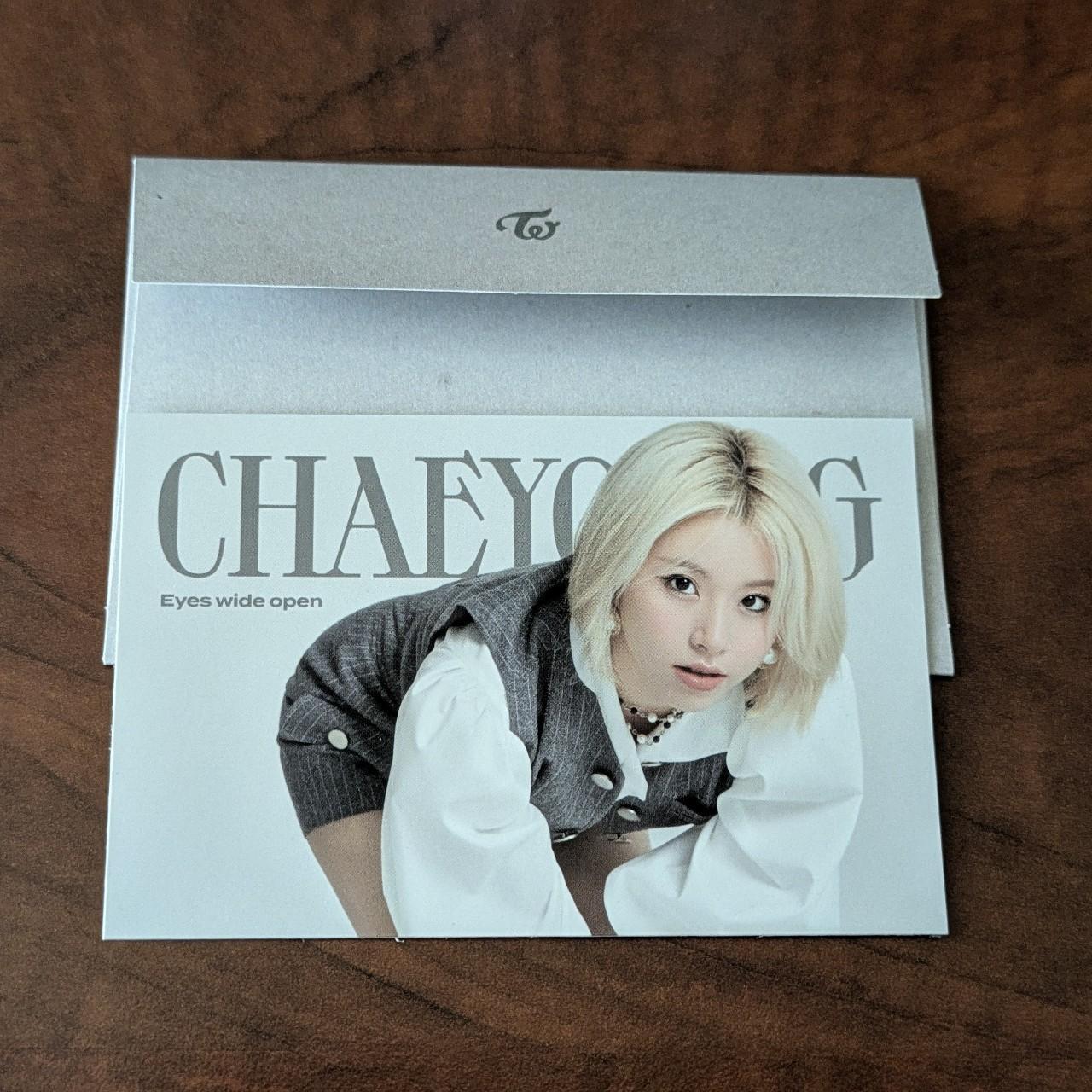 Twice chaeyoung eyes wide open photocard postcard ★... Depop