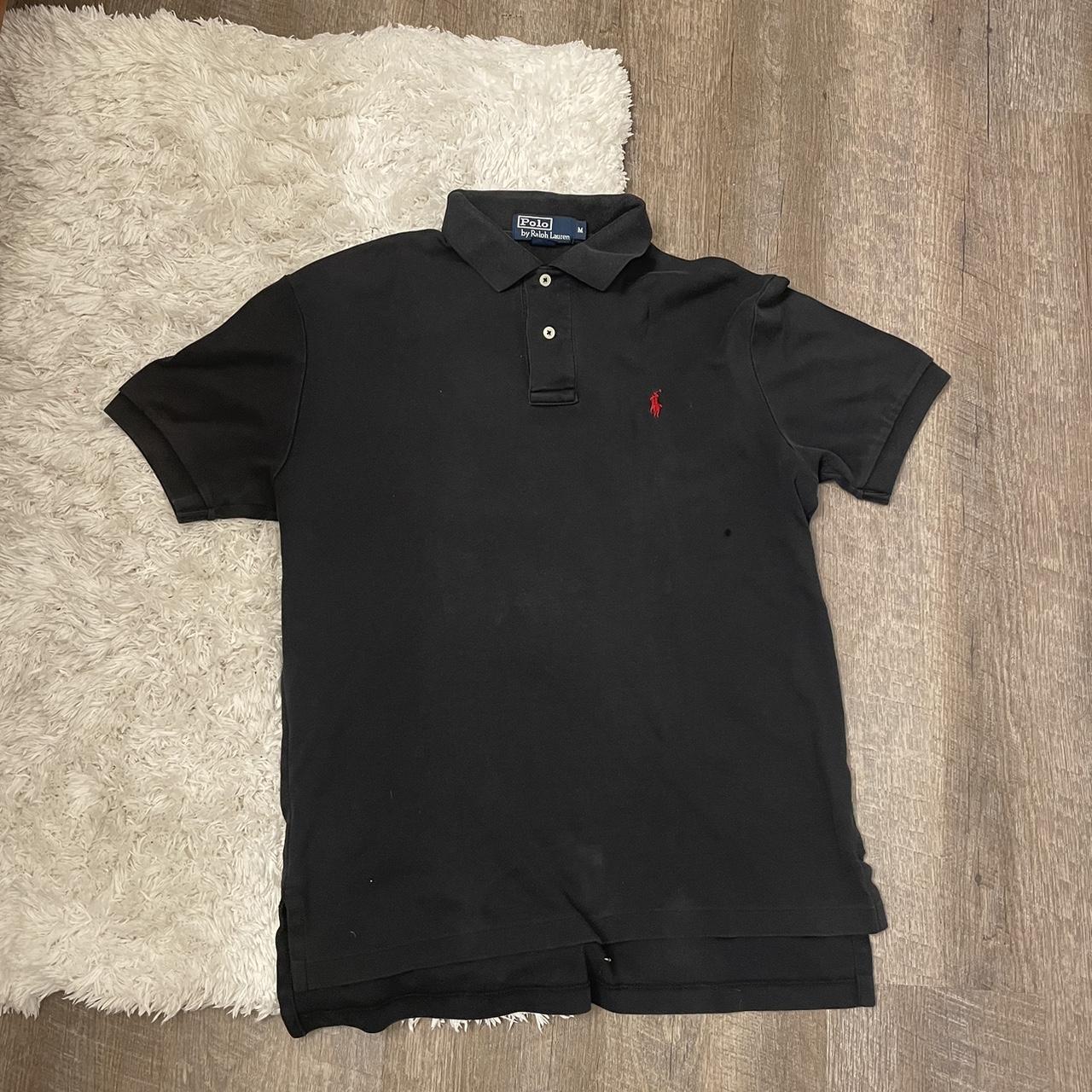 Black Polo Red Pony M - Depop