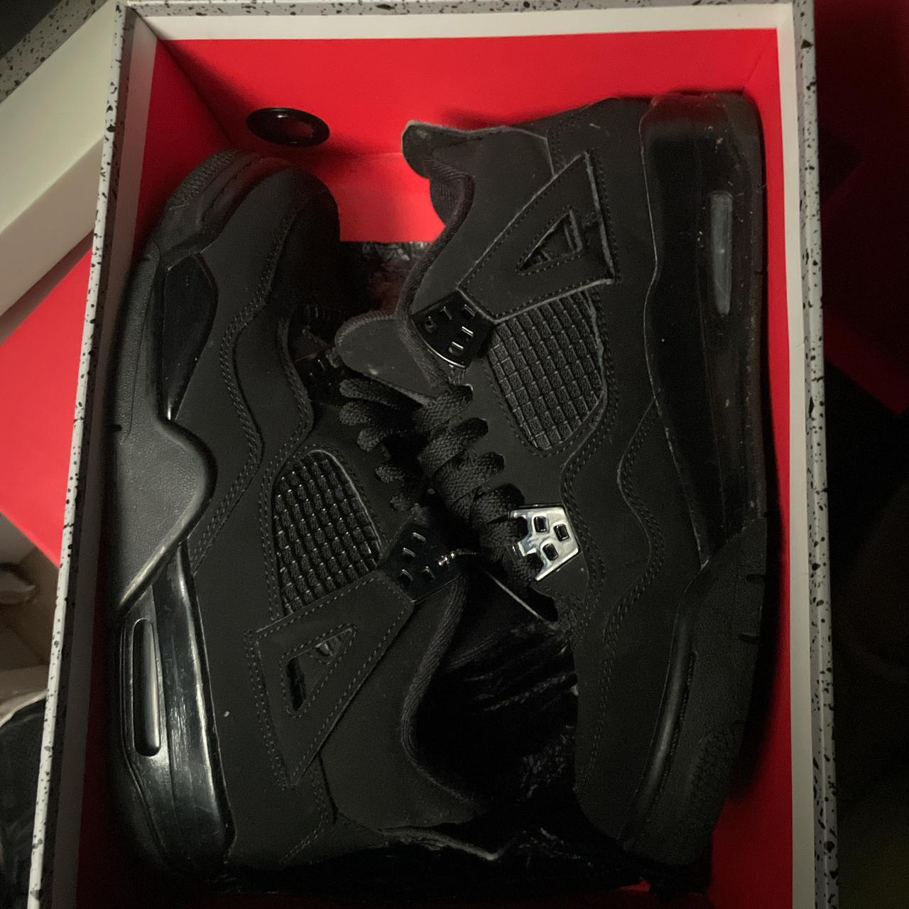 black cats jordan 4 gs