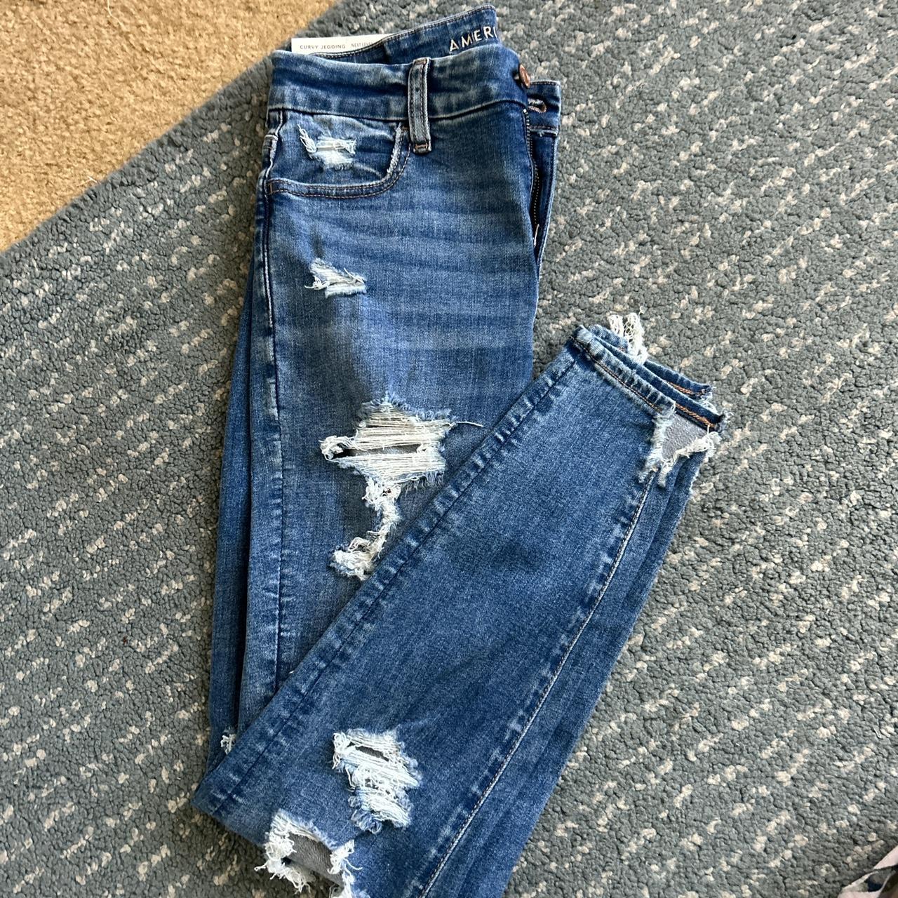 Children's 2000's Gymboree jeans Bow embroidery - Depop