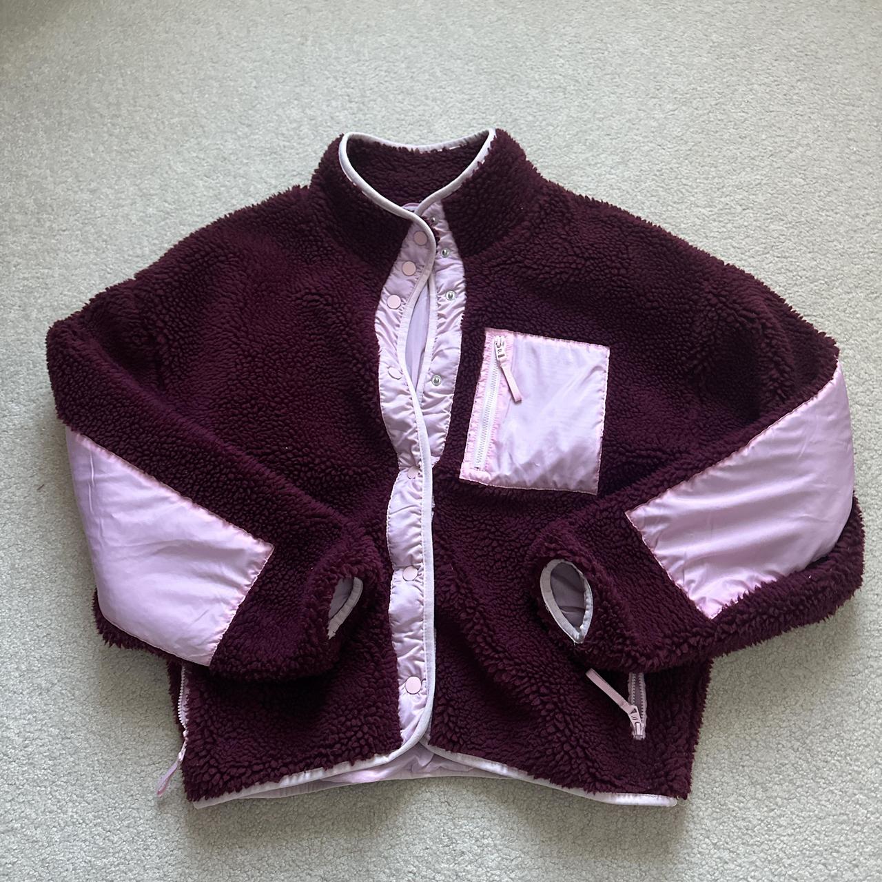 Fabletics Women's Polyester Jacket - Purple/Burgu… - image 1