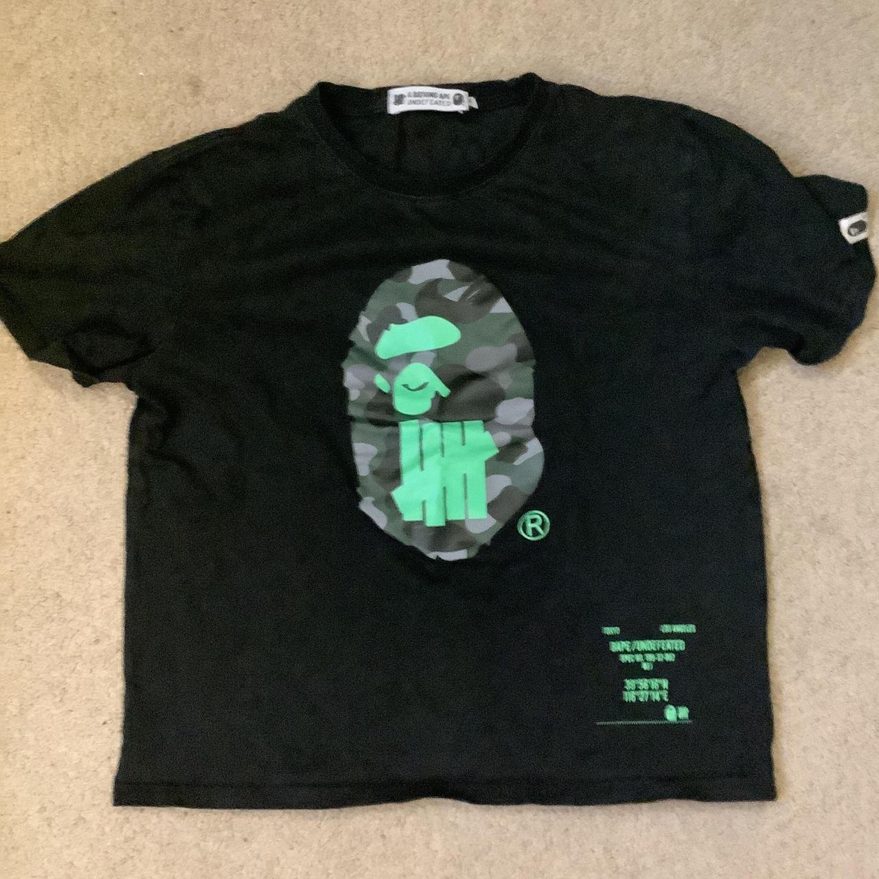 bape undefeated green