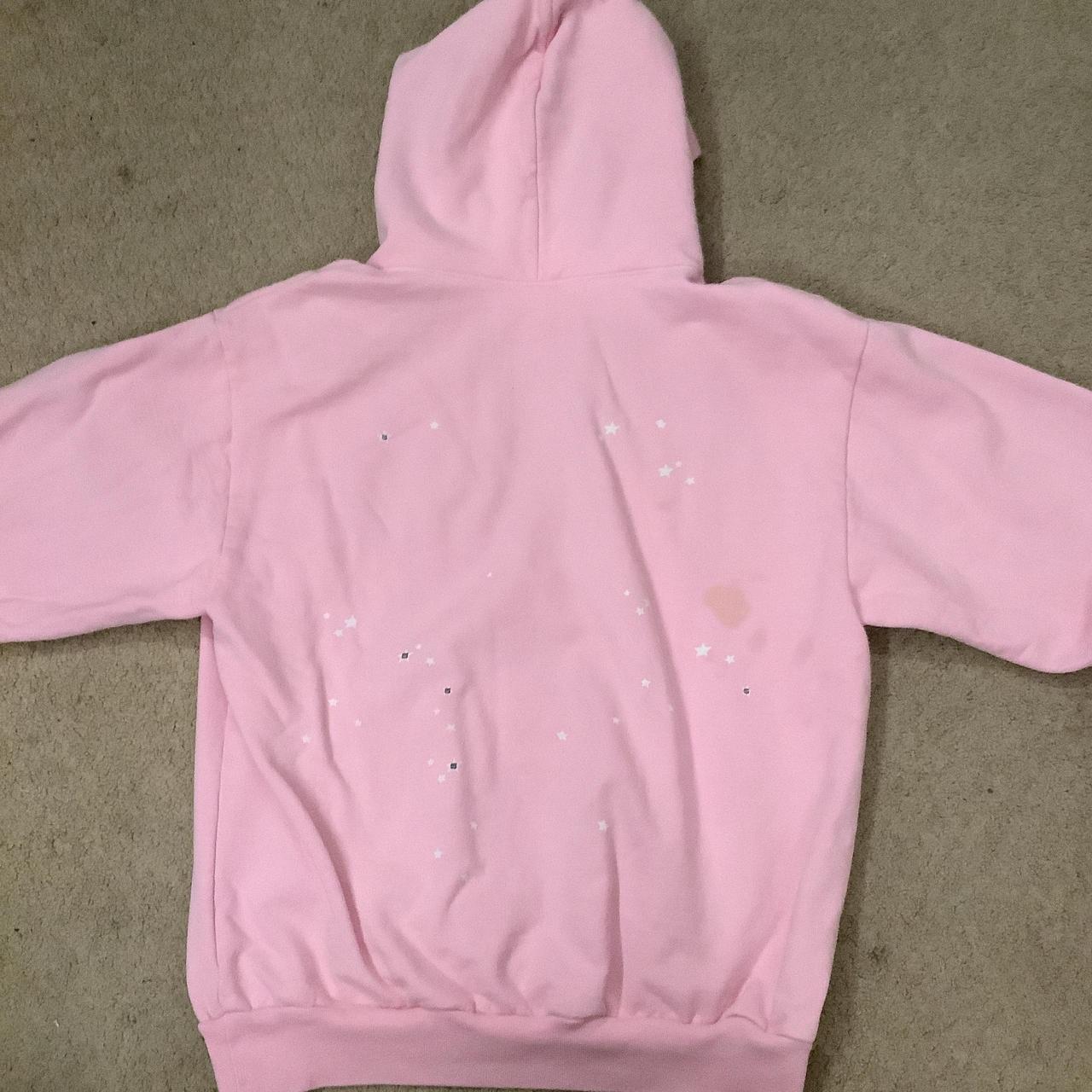 Sp5der Atlanta Hoodie “Pink” | Depop