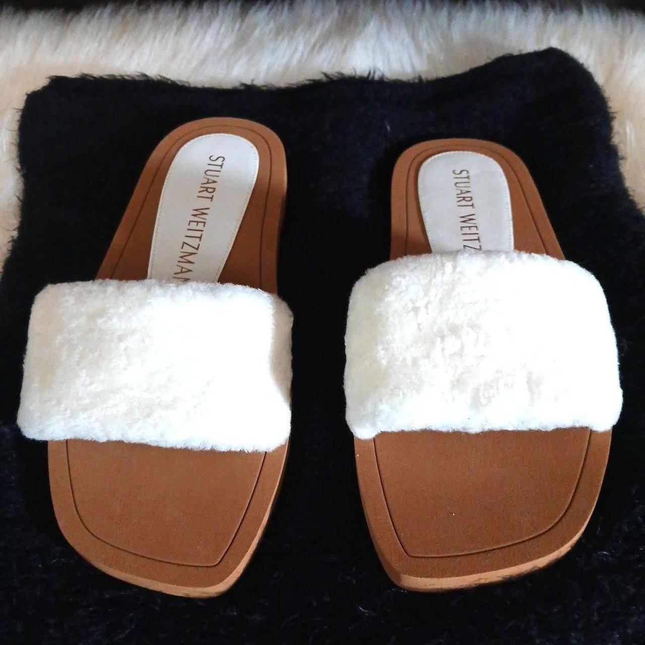 Stuart Weitzman Women's Slides - Cream - US 8.5 –… - image 7