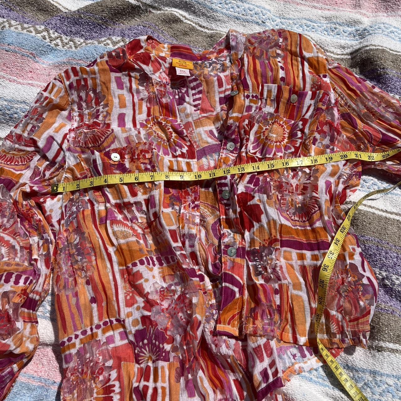 Ruby Rd. Women's Blouse - Multi/Orange - 20 – Rub… - image 5