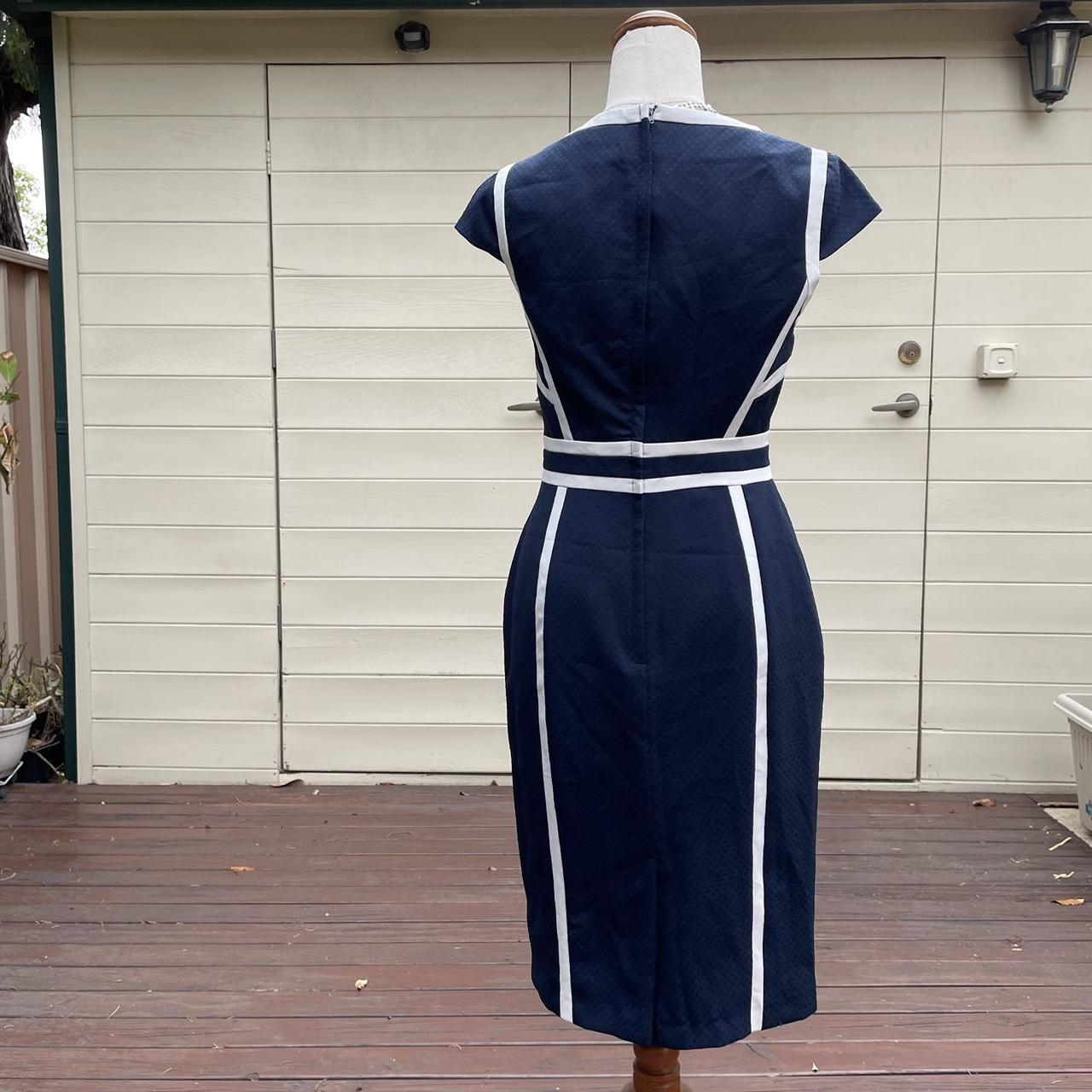 Size 6-8 Dorothy Perkins corporate dress Navy blue... - Depop