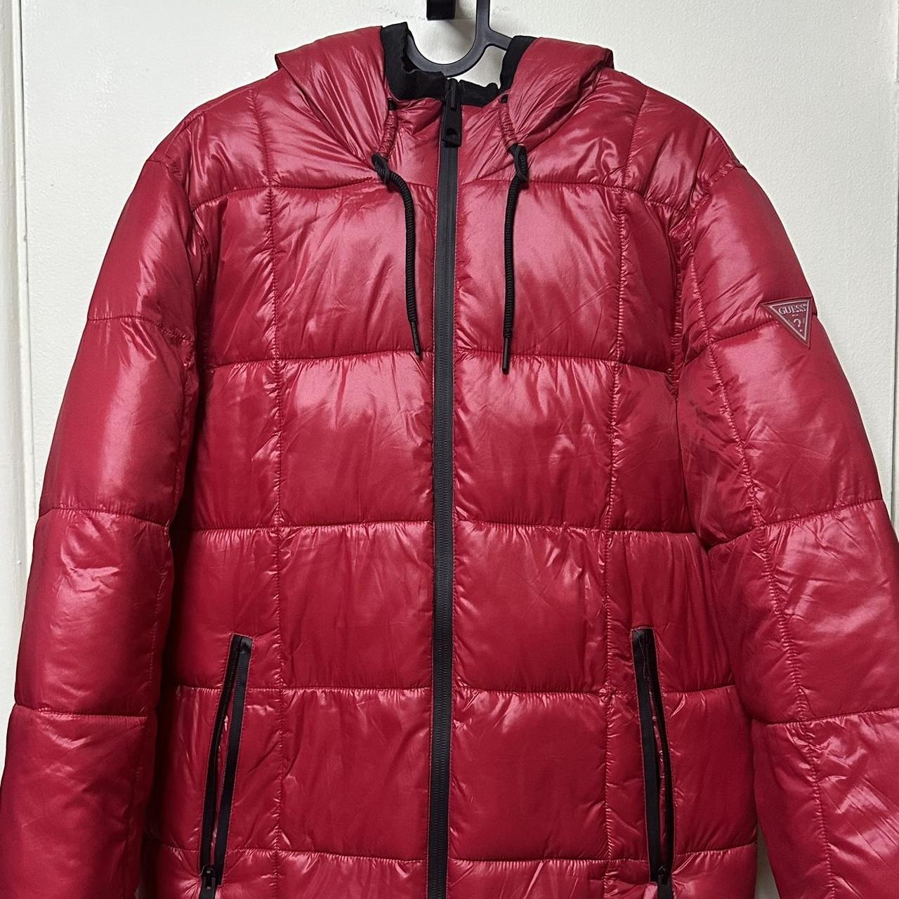 Guess men's reversible puffer jacket best sale