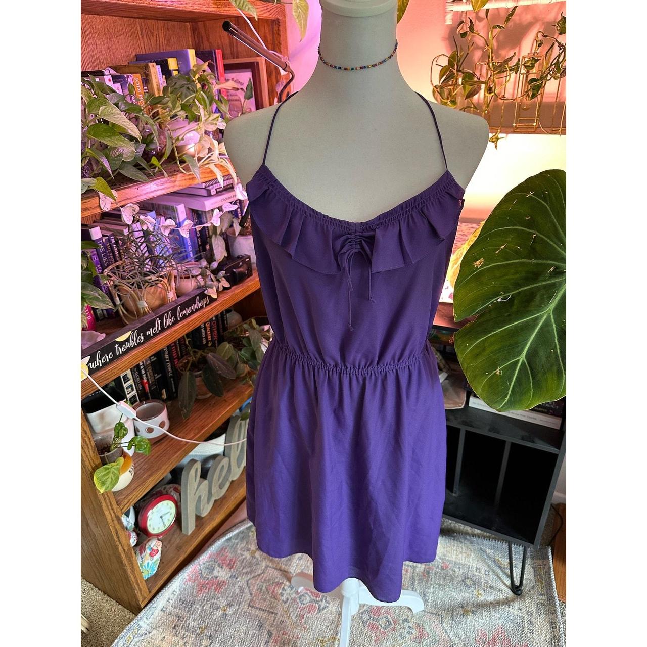 BCBG l Generation Spaghetti Strap Purple Dress l. Depop