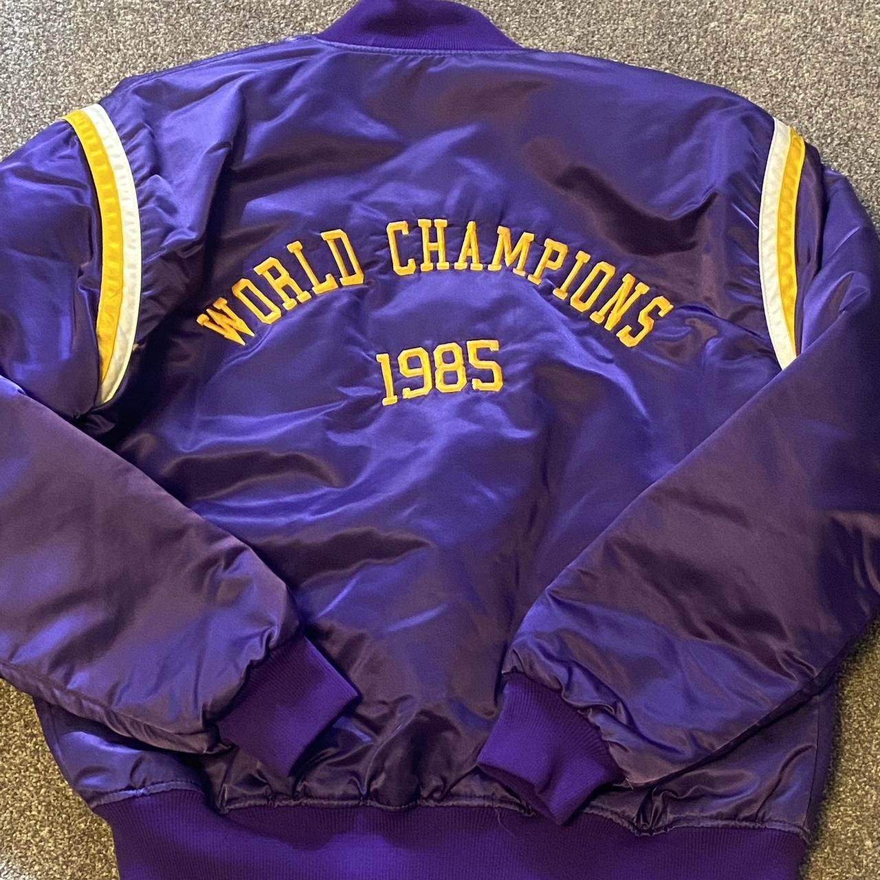 Vntage Starter NBA LA Lakers World Champions 1985... | Depop 