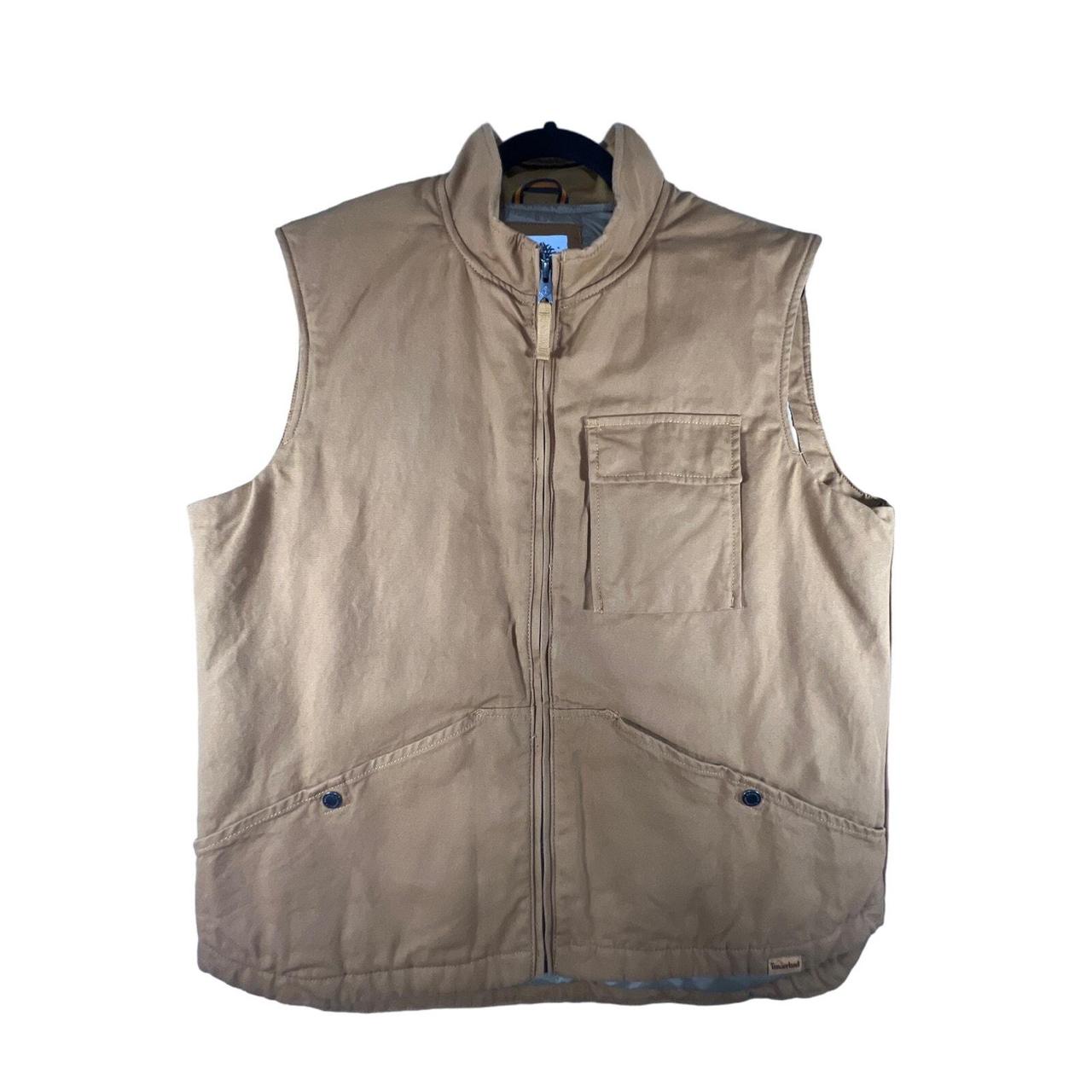 Timberland Men's MT Davis Waxed Down Vest Depop